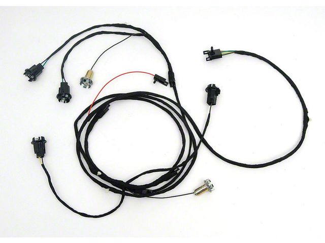 Full Size Chevy Rear Body & Taillight Wiring Harness, Caprice Sport Coupe, 1967 (Impala Sports Coupe, Two-Door)