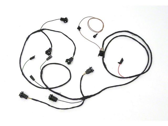 Full Size Chevy Rear Body & Taillight Wiring Harness, Impala & Caprice Sedan, 1966