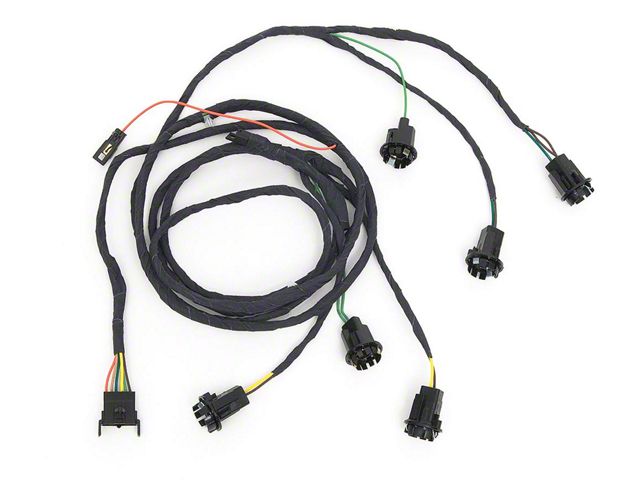 Full Size Chevy Rear Body & Taillight Wiring Harness, Impala Sport Coupe, 1967 (Impala Sports Coupe, Two-Door)
