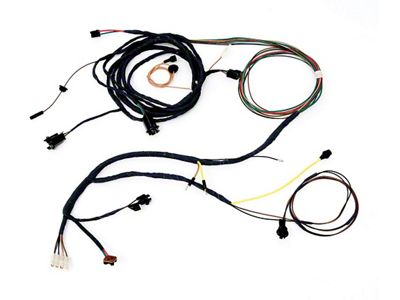 Full Size Chevy Rear Body Wiring Harness, Convertible, Impala, 1964 (Impala Convertible)