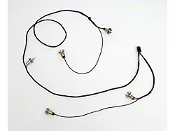 Full Size Chevy Rear Body Wiring Harness, Rear Section, BelAir & Biscayne, 1960