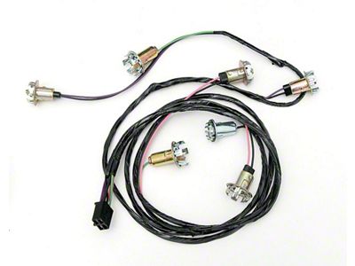 Full Size Chevy Rear Body Wiring Harness, Rear Section, Impala, 1960