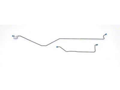 Full Size Chevy Rear End Brake Line Set, 1958