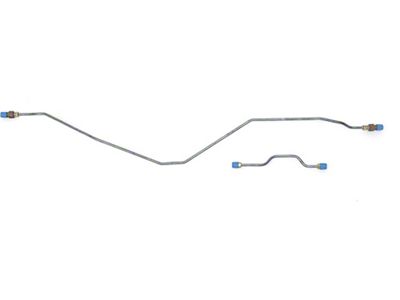 Full Size Chevy Rear End Brake Line Set, With Rear Disc Brakes, 1958