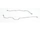 Full Size Chevy Rear End Housing Brake Lines, Stainless Steel, 1965-1969