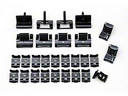 Full Size Chevy Rear Glass Molding Clip Set, Impala 2-Door Hardtop, 1962-1964 (Impala Sports Coupe, Two-Door)