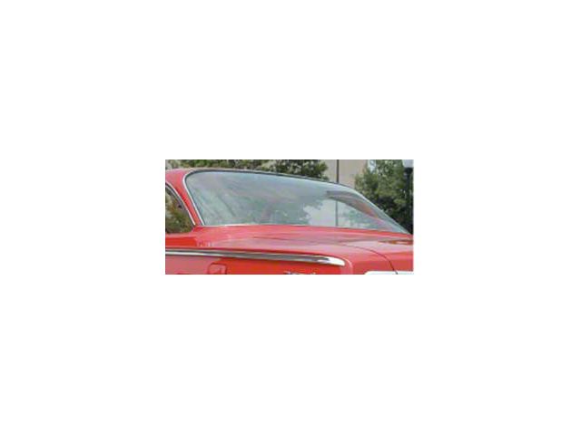 Full Size Chevy Rear Glass, Tinted, 2-Door Hardtop, Impala,1958 (Impala Sports Coupe)