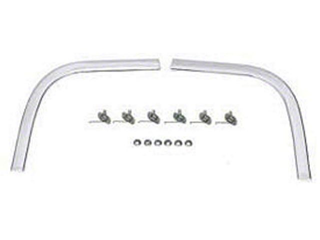Full Size Chevy Rear Quarter End Outer Cove Moldings, Impala SS & Bel Air, 1964