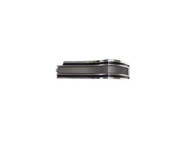 Full Size Chevy Rear Quarter Extension Panel Molding, Right, Impala SS, Black & Gray, 1965