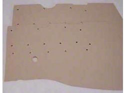 Full Size Chevy Rear Quarter Panel Boards, 2-Door Hardtop, Impala, 1958 (Impala Sports Coupe)