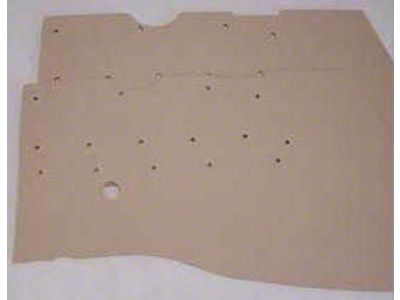 Full Size Chevy Rear Quarter Panel Boards, 2-Door Hardtop, Impala, 1958 (Impala Sports Coupe)