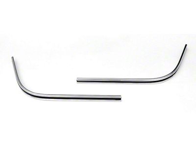 Full Size Chevy Rear Quarter Panel Wrap-Around Moldings, Impala 2-Door, 1966 (Impala Sports Coupe, Two-Door)