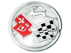 Full Size Chevy Rear Seat Speaker Emblem, 1958-1960 