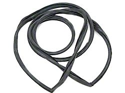Full Size Chevy Rear Window Glass Weatherstrip, Sedan, 1961