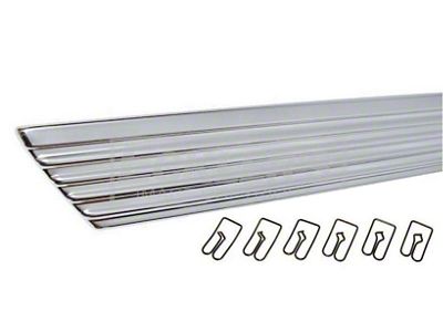 Full Size Chevy Rocker Moldings, Bel Air & Biscayne, 1962-1964 (Biscayne Sedan, Two & Four-Door)