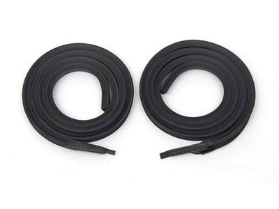 Full Size Chevy Roofrail Weatherstrip, 2-Door Hardtop, 1965-1966 (Impala Sports Coupe, Two-Door)