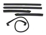 Full Size Chevy Roofrail Weatherstrip Set, Convertible, 1971-1975 (Caprice Convertible)