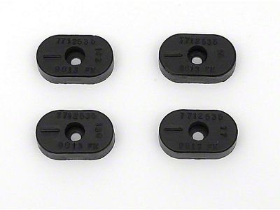 Full Size Chevy Seat Back Stop Bumpers, For 2-Door Bench Seat, 1961-1968