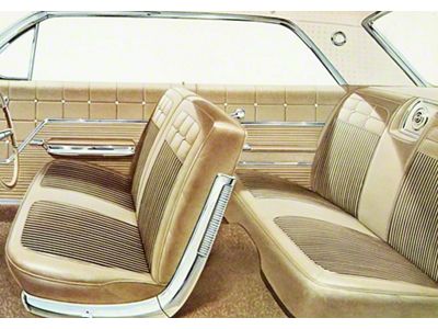 Full Size Chevy Seat Cover Set, 2-Door Hardtop, Impala, 1962 (Impala Sports Coupe, Two-Door)