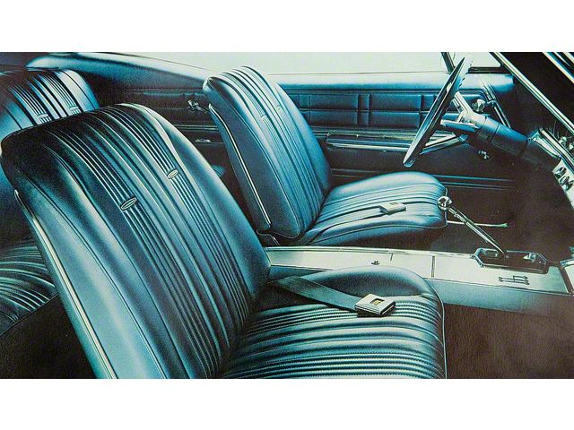 Full Size Chevy Seat Cover Set, 2-Door Hardtop, Impala SS, 1967 (Impala Sports Coupe, Two-Door)