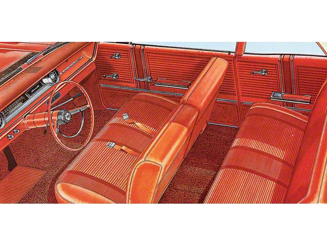 Full Size Chevy Seat Cover Set, 2-Door Sedan, Biscayne, 1965 (Biscayne Sedan, Two-Door)