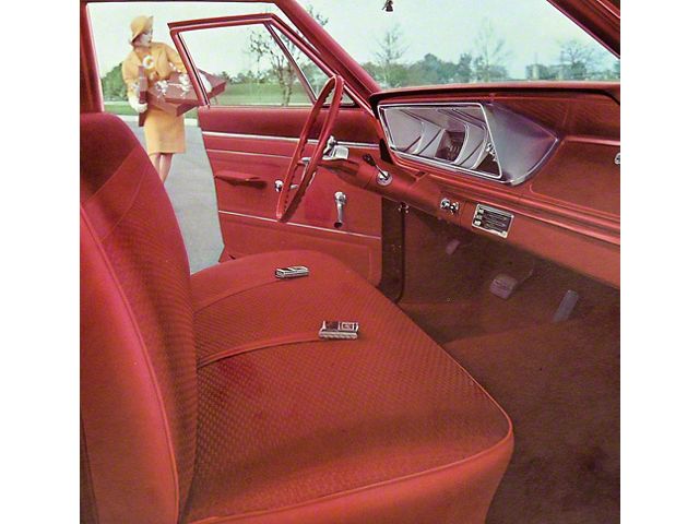 Full Size Chevy Seat Cover Set, 2-Door Sedan, Biscayne, 1966 (Biscayne Sedan, Two-Door)