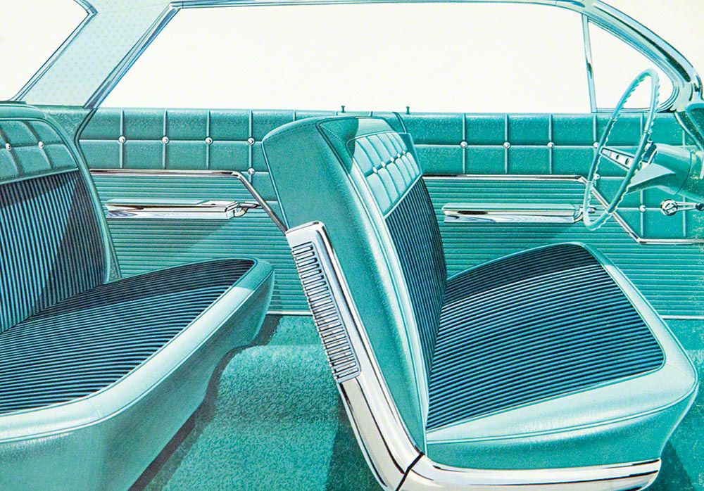 Ecklers Full Size Chevy Seat Cover Set 4 Door Hardtop Impala 1962 Impala Coupe Four Door
