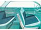 Full Size Chevy Seat Cover Set, 4-Door Hardtop, Impala, 1962 (Impala Coupe, Four-Door)