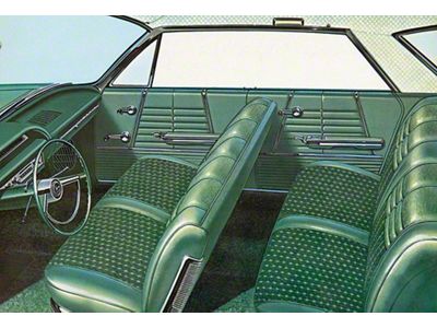 Full Size Chevy Seat Cover Set, 4-Door Hardtop, Impala, 1964 (Impala Coupe, Four-Door)