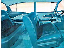 Full Size Chevy Seat Cover Set, 4-Door Sedan, Bel Air, 1958 
