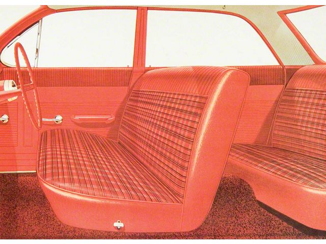 Full Size Chevy Seat Cover Set, 4-Door Sedan, Biscayne, 1962 (Biscayne Sedan, Four-Door)