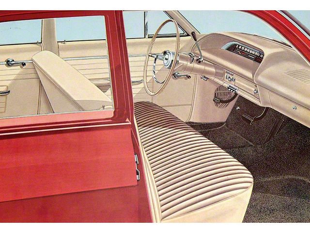 Full Size Chevy Seat Cover Set, 4-Door Sedan, Biscayne, 1964