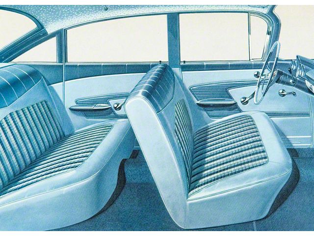 Full Size Chevy Seat Cover Set, 4-Door Sedan, Impala, 1959