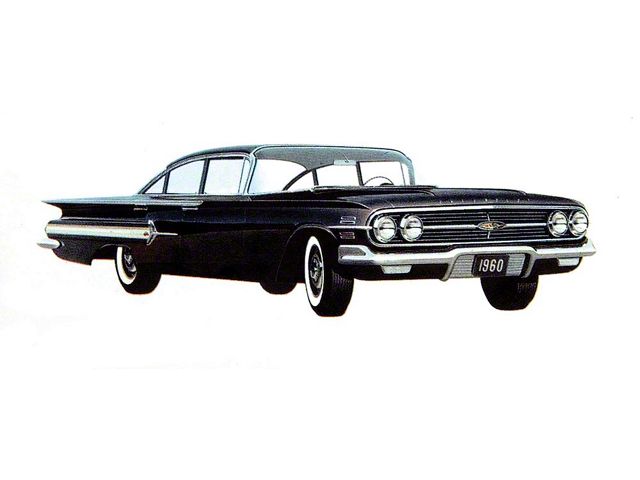 Full Size Chevy Seat Cover Set, 4-Door Sedan, Impala, 1960