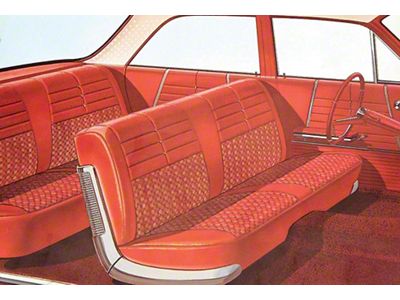 Full Size Chevy Seat Cover Set, 4-Door Sedan, Impala, 1964