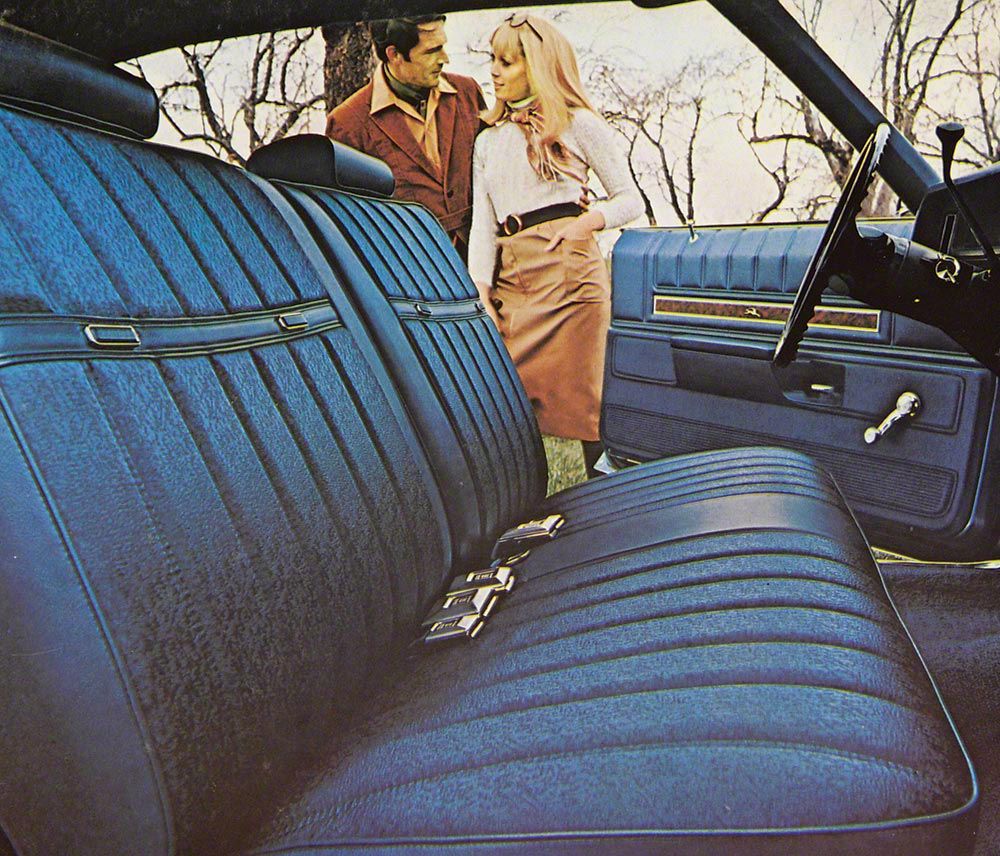 Ecklers Full Size Chevy Seat Cover Set Bench Cloth 2 Door Hardtop Impala 1971 Impala Sports Coupe Two Door