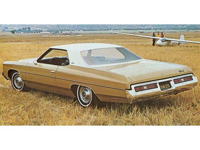Full Size Chevy Seat Cover Set, Bench Cloth, 2-Door Hardtop, Impala, 1972 (Impala Sports Coupe, Two-Door)