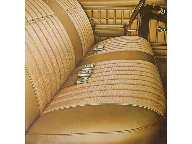 Full Size Chevy Seat Cover Set, Bench Vinyl, 2-Door Hardtop, Impala, 1970 (Impala Sports Coupe, Two-Door)