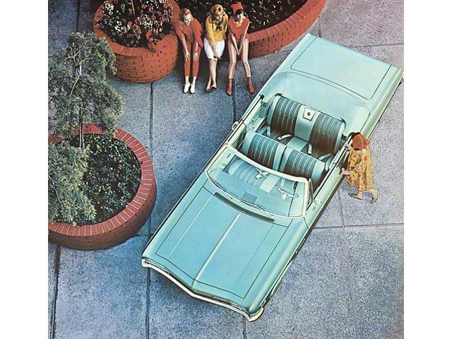 Full Size Chevy Seat Cover Set, Bench Vinyl, Impala Convertible, 1966 (Impala Convertible)