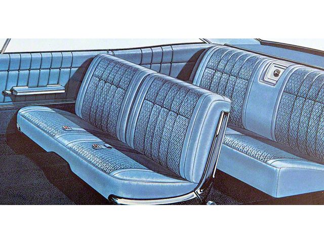 Full Size Chevy Seat Cover Set, Cloth, 2-Door Hardtop, Impala, 1965 (Impala Sports Coupe, Two-Door)