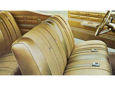 Full Size Chevy Seat Cover Set, Cloth, 2-Door Hardtop, Impala, 1967 (Impala Sports Coupe, Two-Door)
