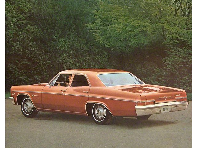 Full Size Chevy Seat Cover Set, Cloth, 4-Door Sedan, Impala, 1966