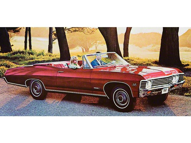 Full Size Chevy Seat Cover Set, Convertible, Impala SS, 1967 (Impala Convertible)