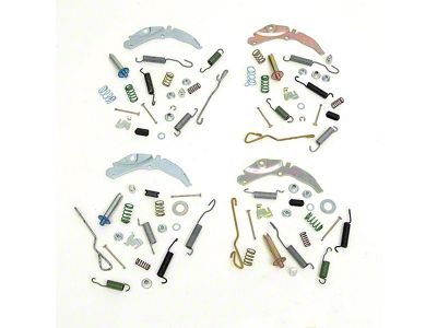 Self-Adjusting Brake Kit, Front & Rear, Full Size Chevy (63-70 Biscayne; 63-70 Impala)