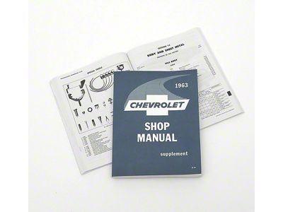 1963 Chevy Passenger Car Shop Manual Supplement
