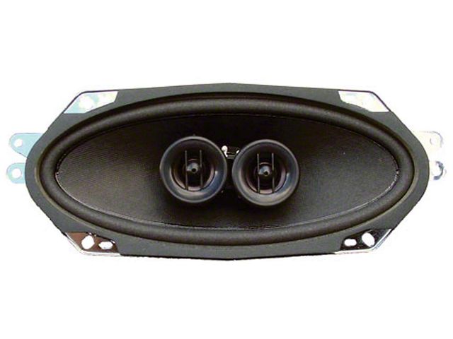 Custom Autosound In-Dash Dual Voice Coil Speaker; 4x10-Inch (61-62 Impala)