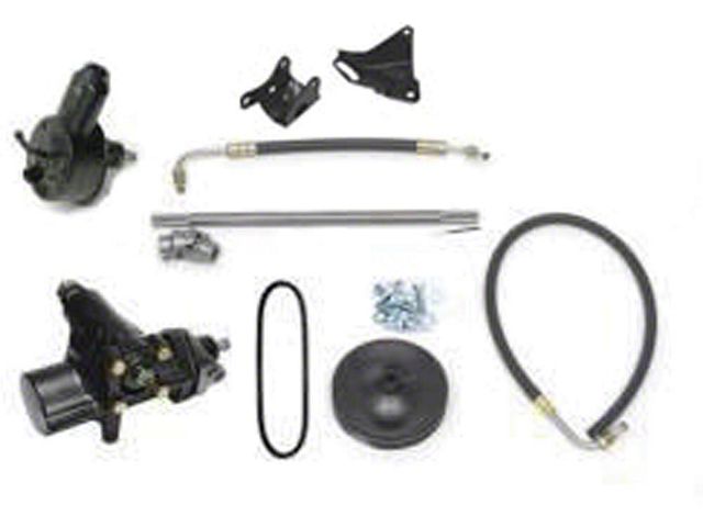 Full Size Chevy Steering Conversion Kit, 500 Series, 348 & 409, 1960-1964