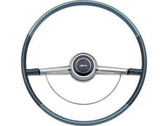 Steering Wheel, Two-Tone Blue, Impala, 1964