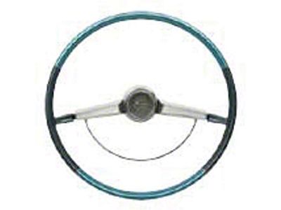 Full Size Chevy Steering Wheel, Two-Tone Blue, Impala, 1965-1966