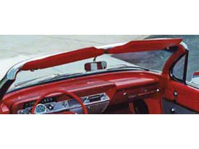 Full Size Chevy Sunvisors, Impala Convertible, 1958 (Impala Convertible)